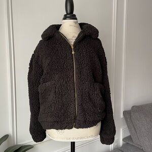 Cozy Black Sherpa Jacket